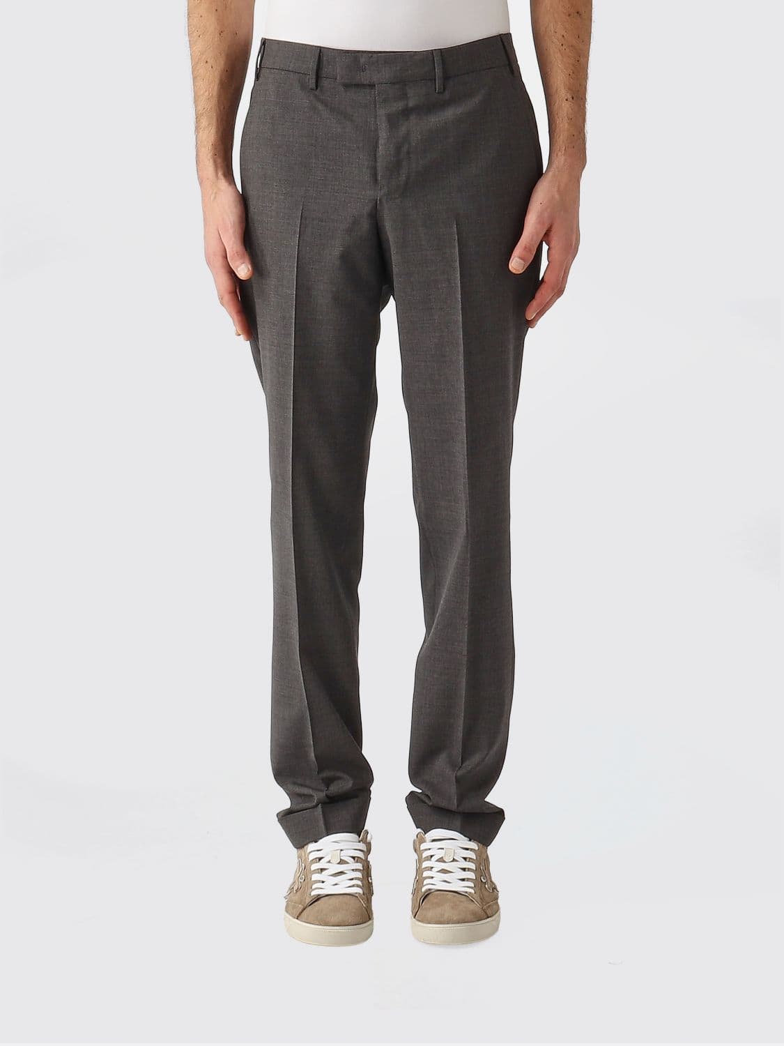 Pt Torino Stretch Virgin Wool Tailored Trousers