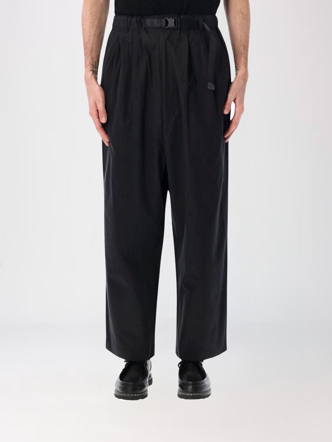 Comme Des Garçons Homme Plus Wide Leg Cotton Trousers
