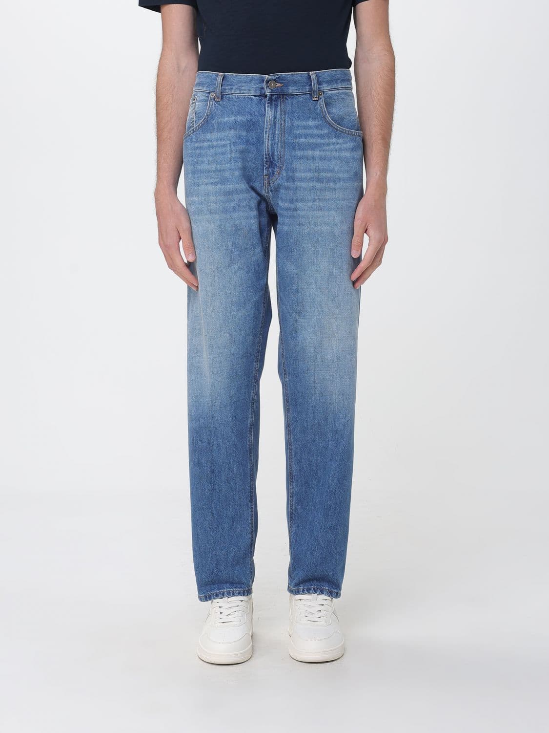 Dondup Cotton Denim Straight Jeans