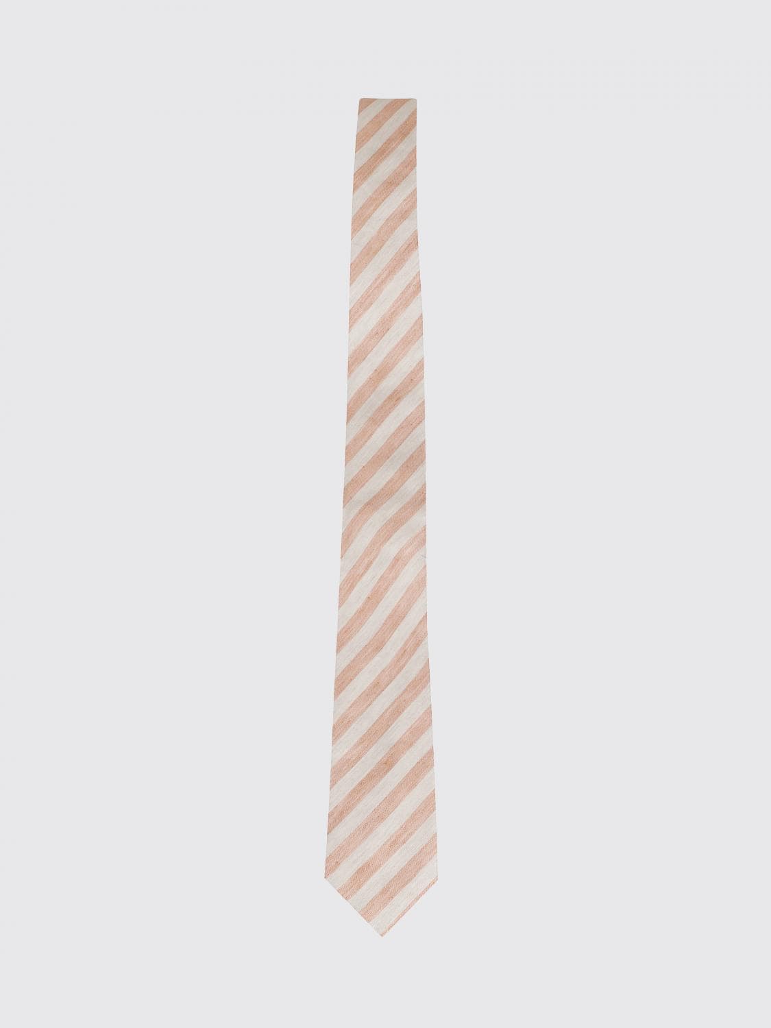 Tagliatore Regimental Linen and Silk Tie · OS