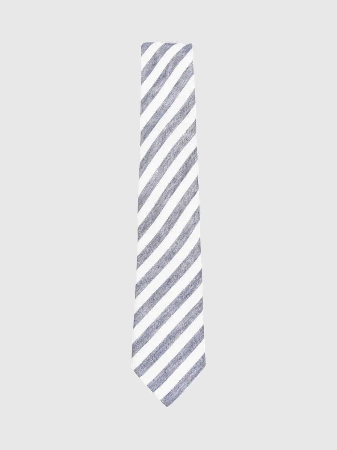 Tagliatore Regimental Linen and Silk Tie · OS