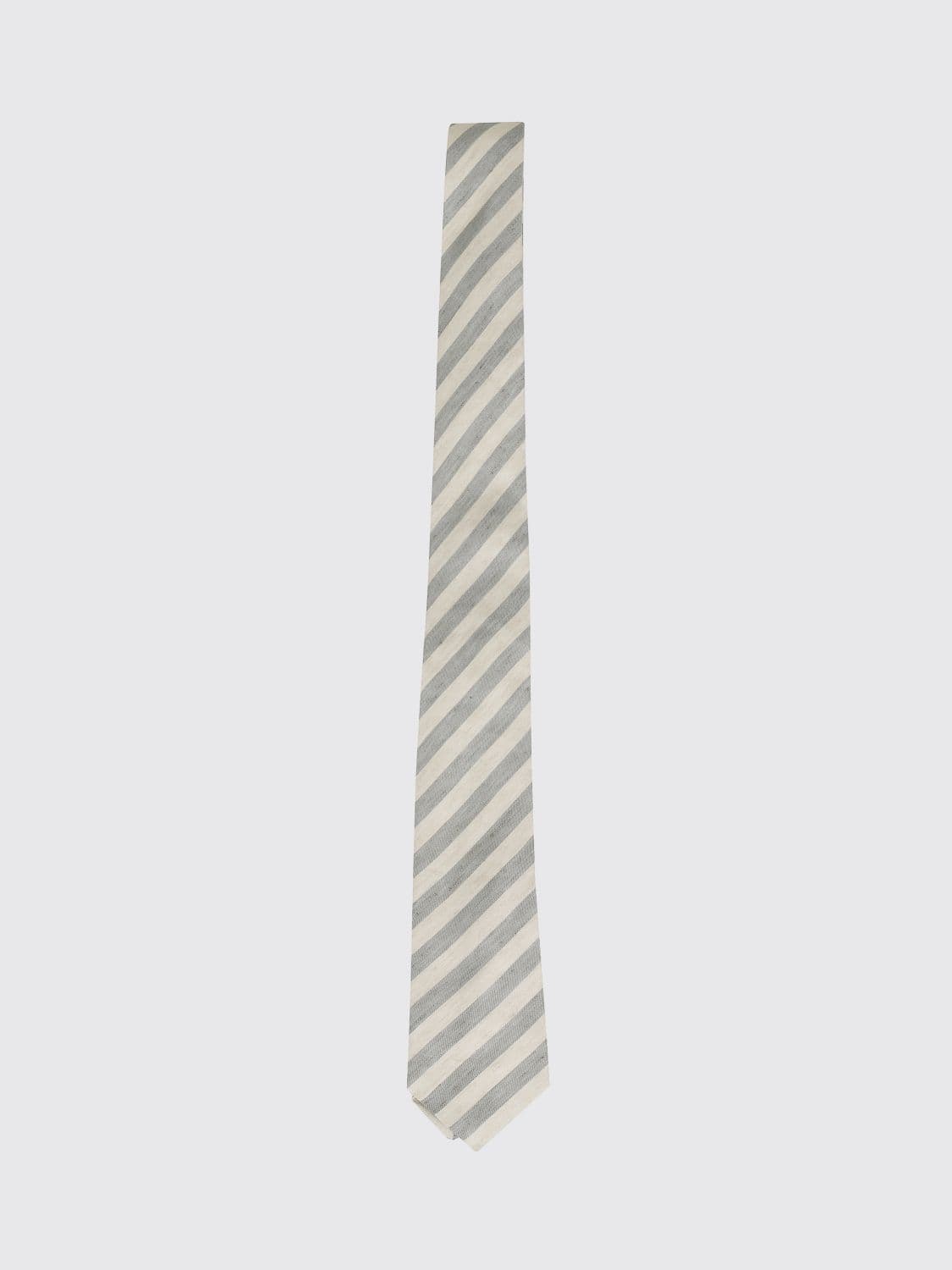 Tagliatore Regimental Linen and Silk Tie