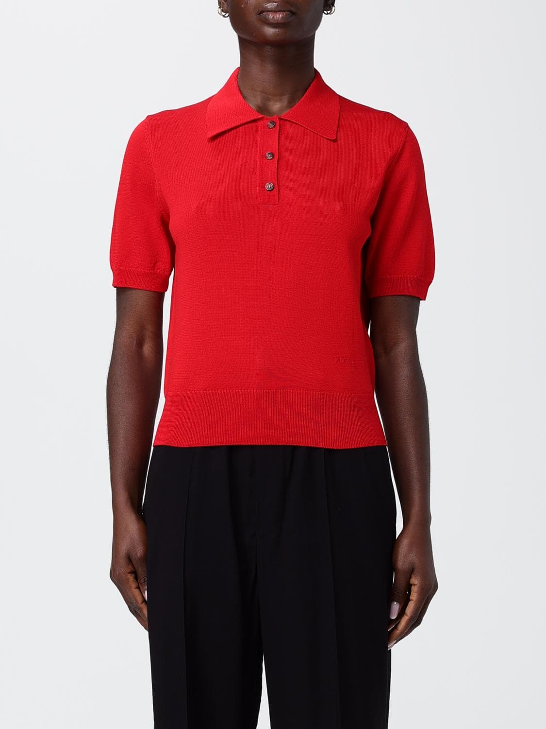 A.p.c. A. P.C. Cotton Knit Polo Shirt