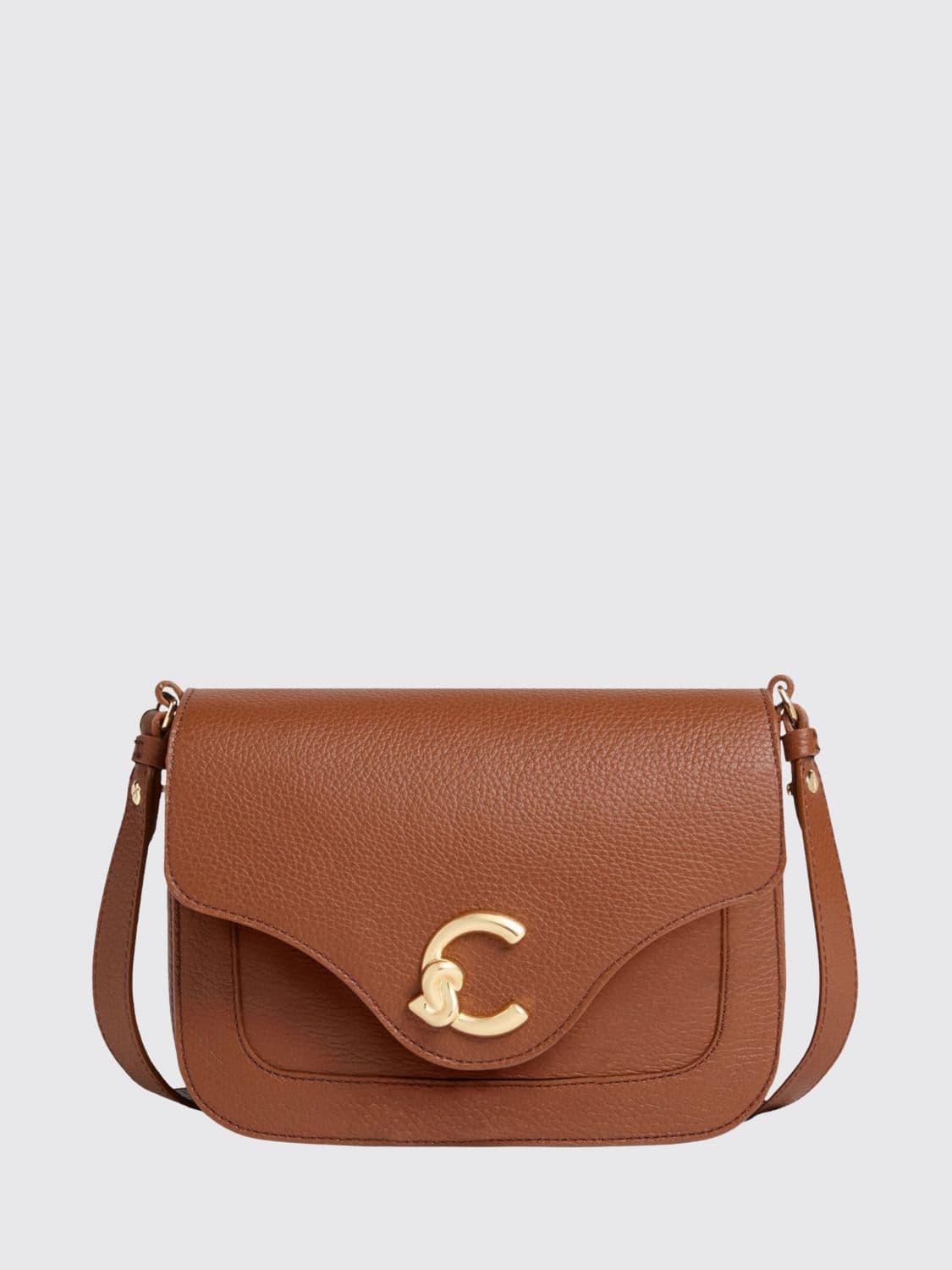 Coccinelle C-Me Hammered Leather Bag · OS