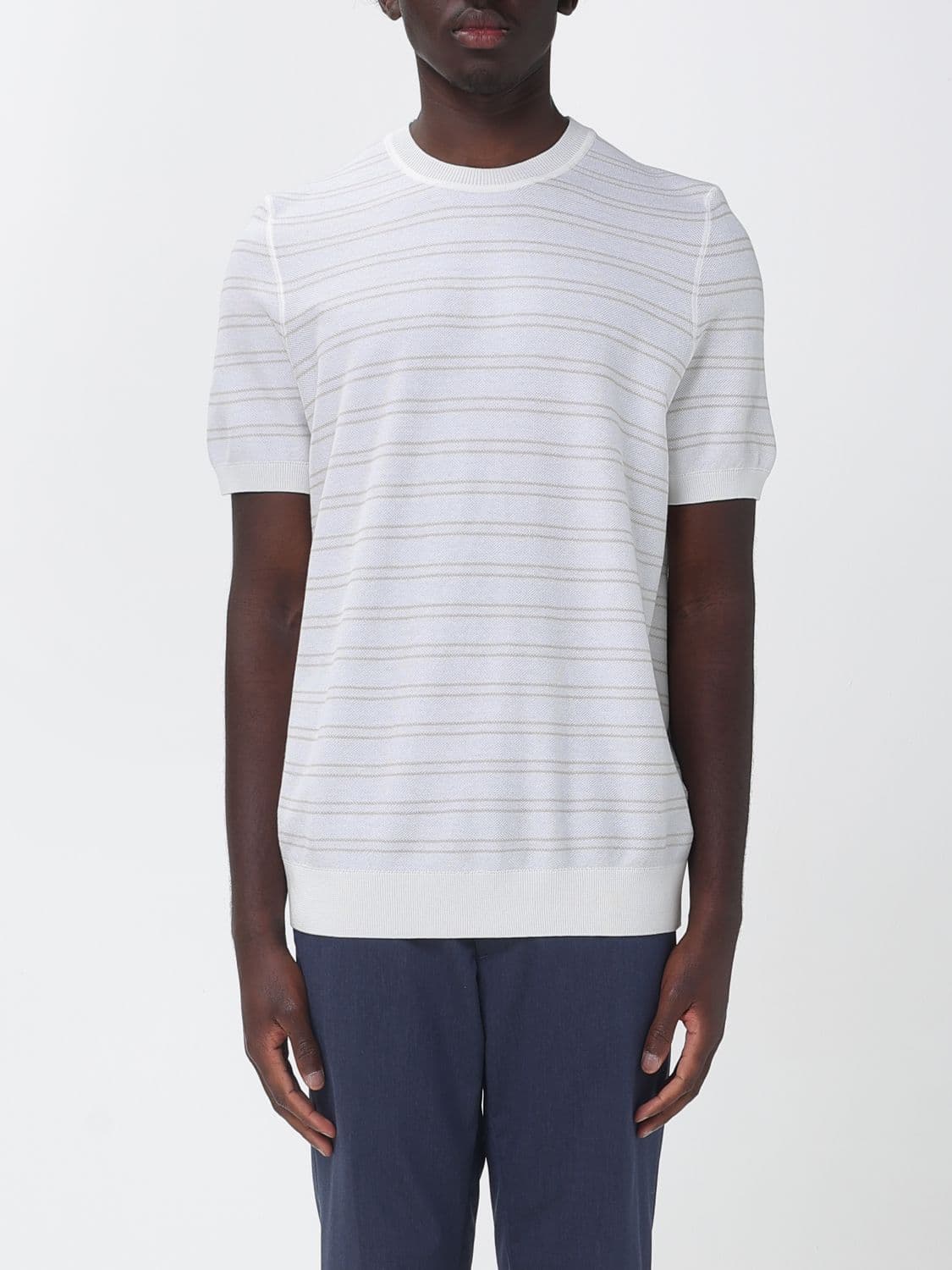 Boss Cotton Crew Neck Sweater