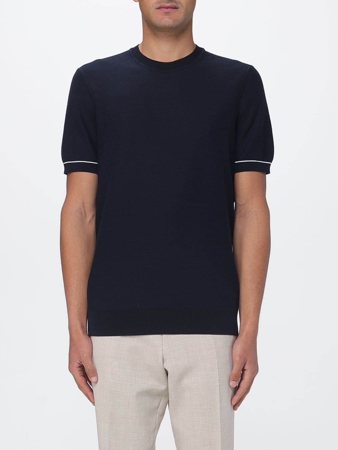 Boss Cotton Crew Neck Sweater