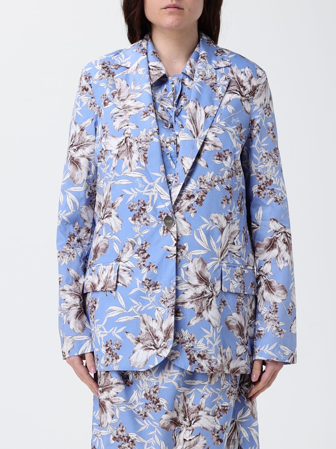 Liu Jo Floral Poplin Blazer