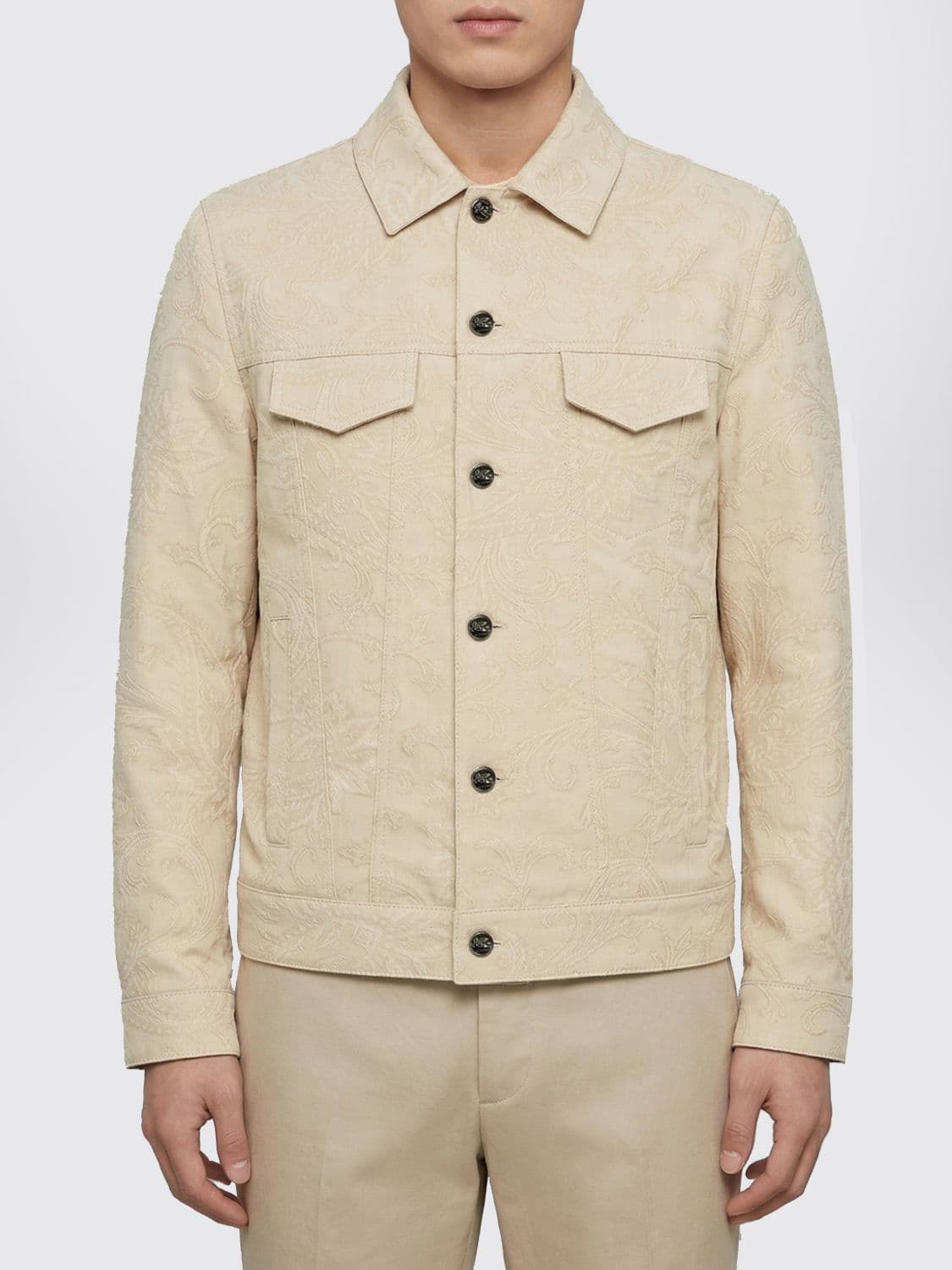 Etro Cotton Shirt Jacket · L