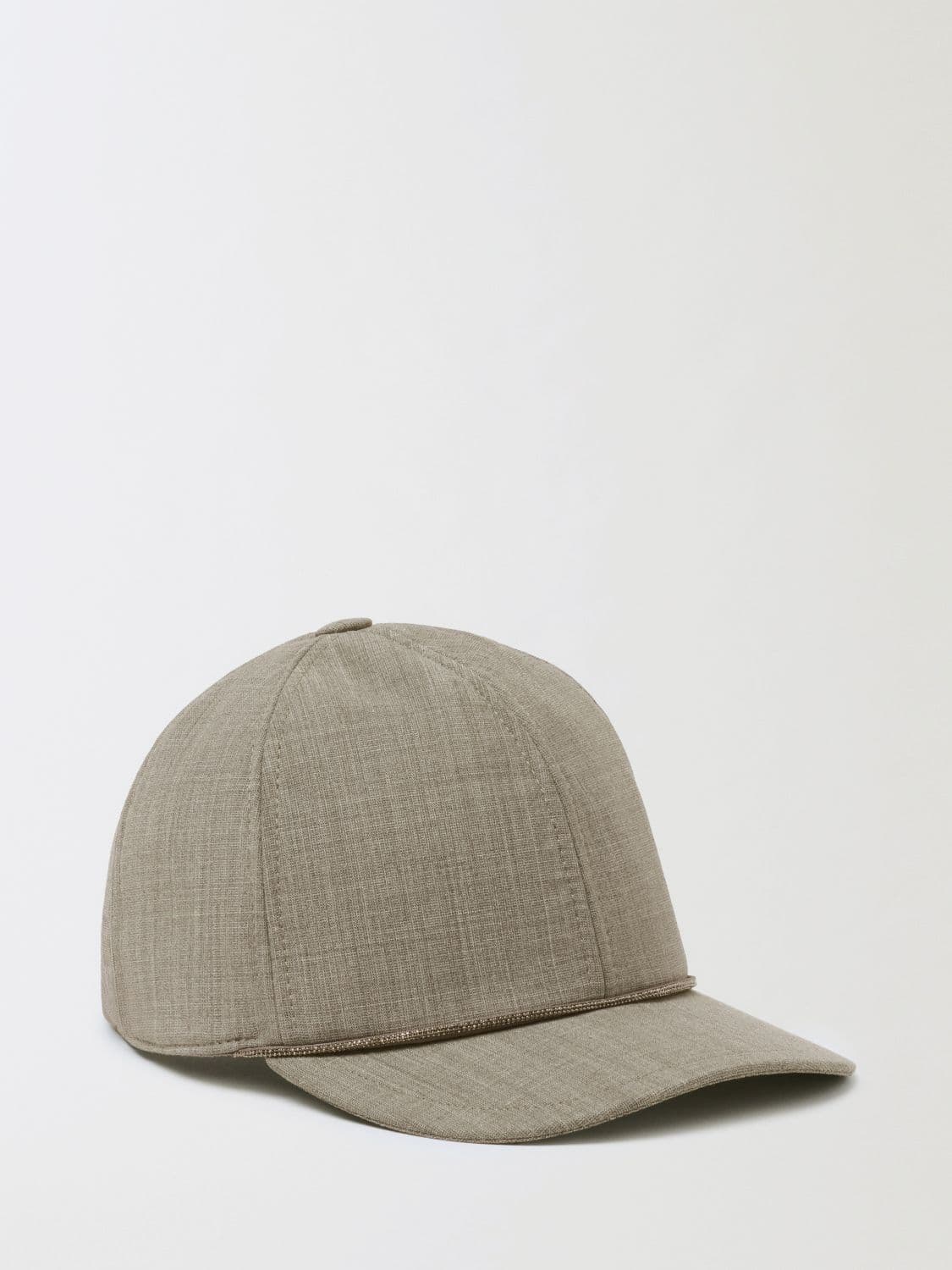Fabiana Filippi Virgin Wool Baseball Cap · S