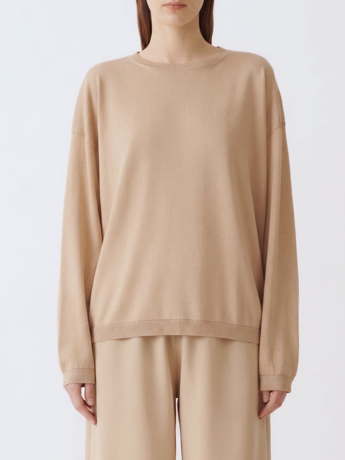 Fabiana Filippi Cotton and Silk Crew-Neck Pullover