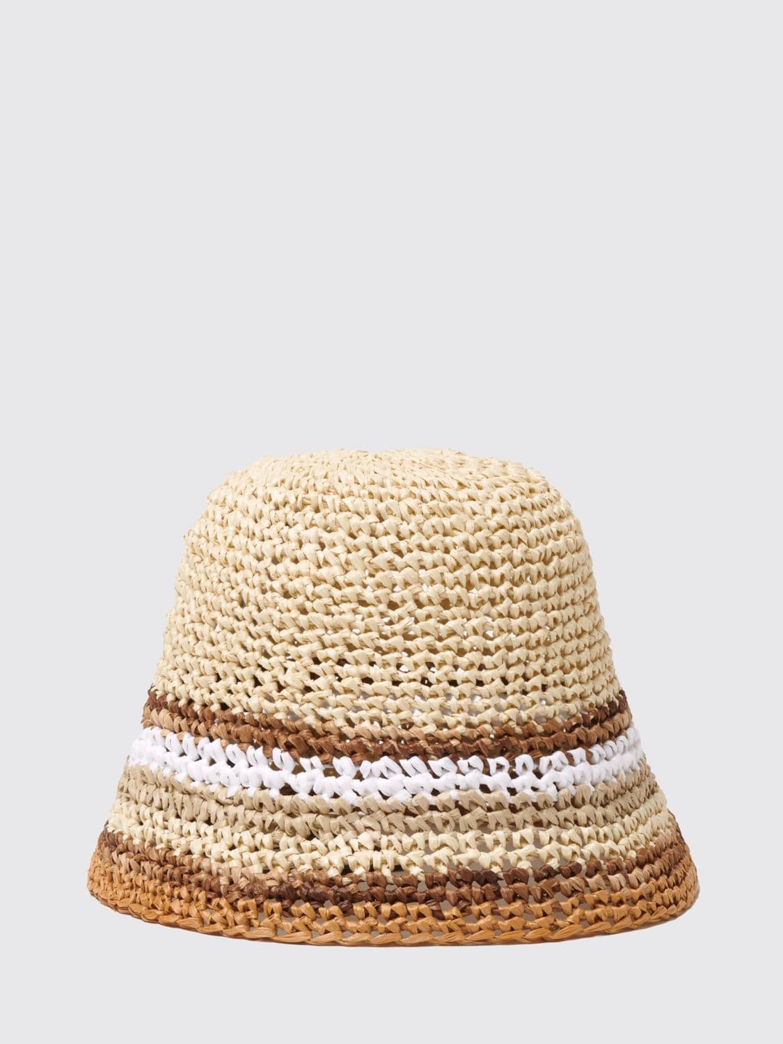 Fabiana Filippi Crochet Raffia Hat · S
