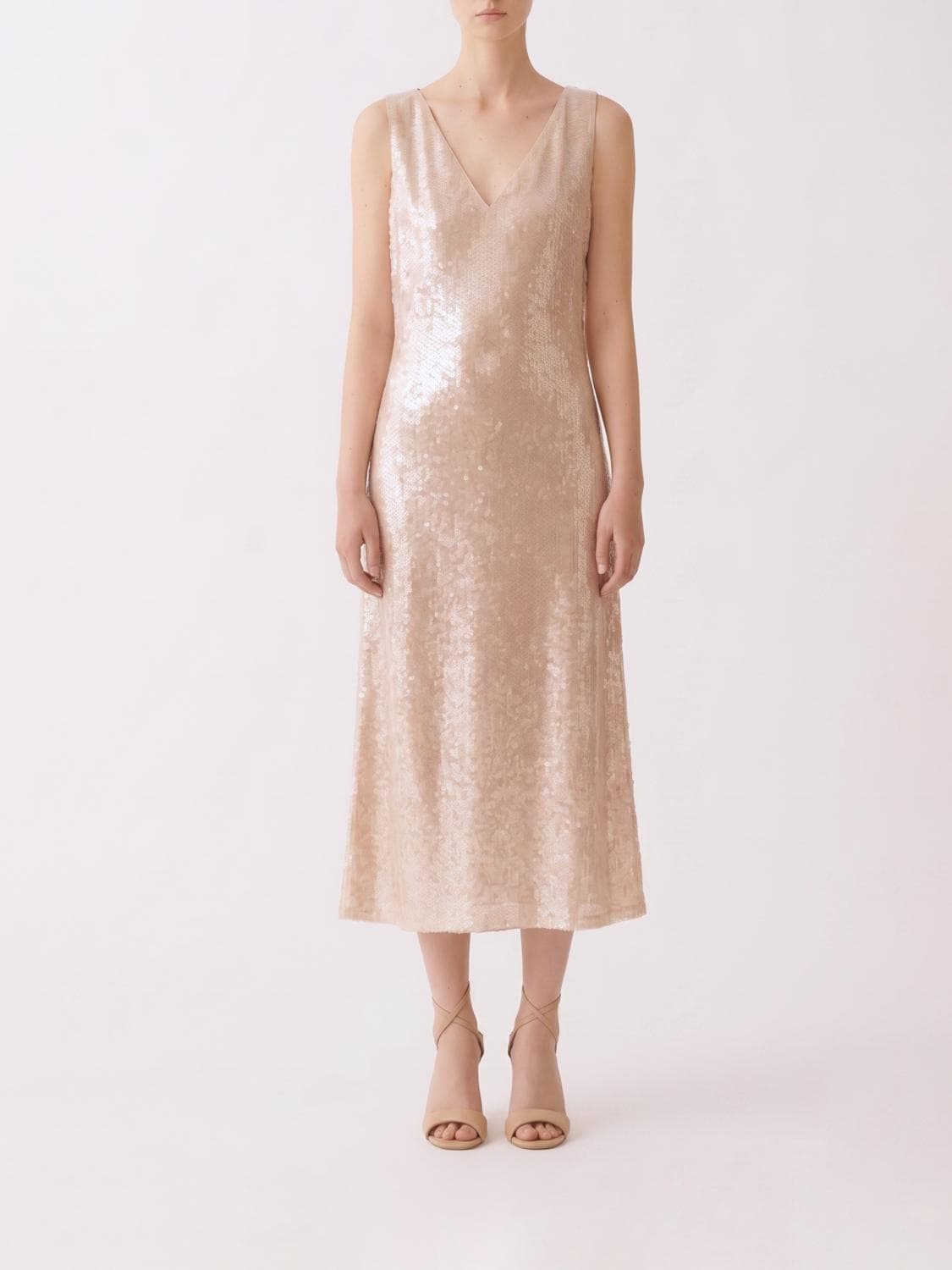 Fabiana Filippi Midi Dress with Sequins