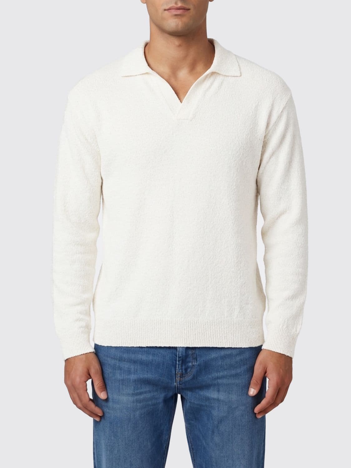 Roberto Collina Cotton Knit Polo Shirt