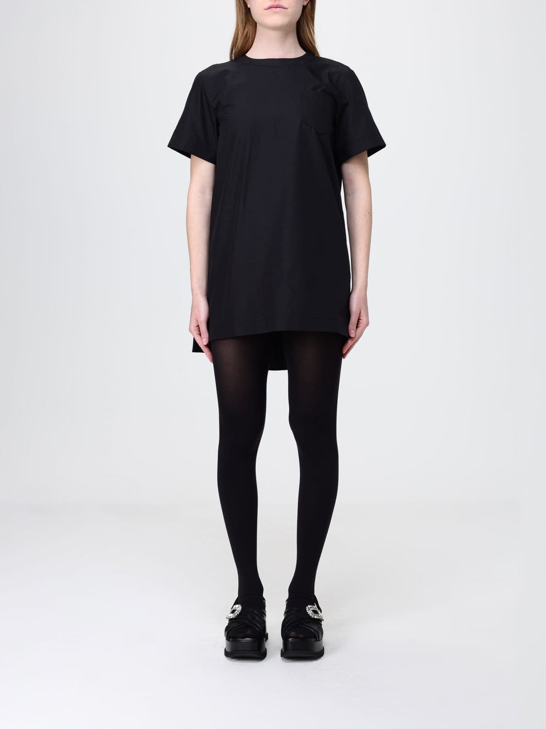 Sacai Cotton Mini Dress