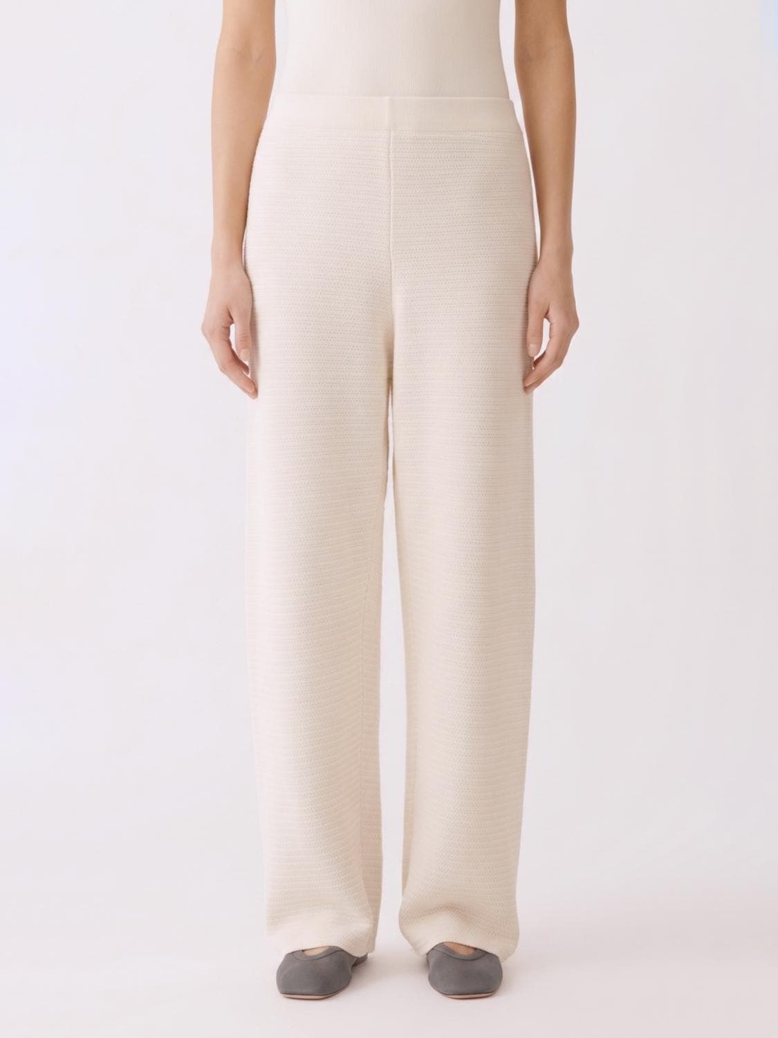 Fabiana Filippi Virgin Wool and Cotton Trousers