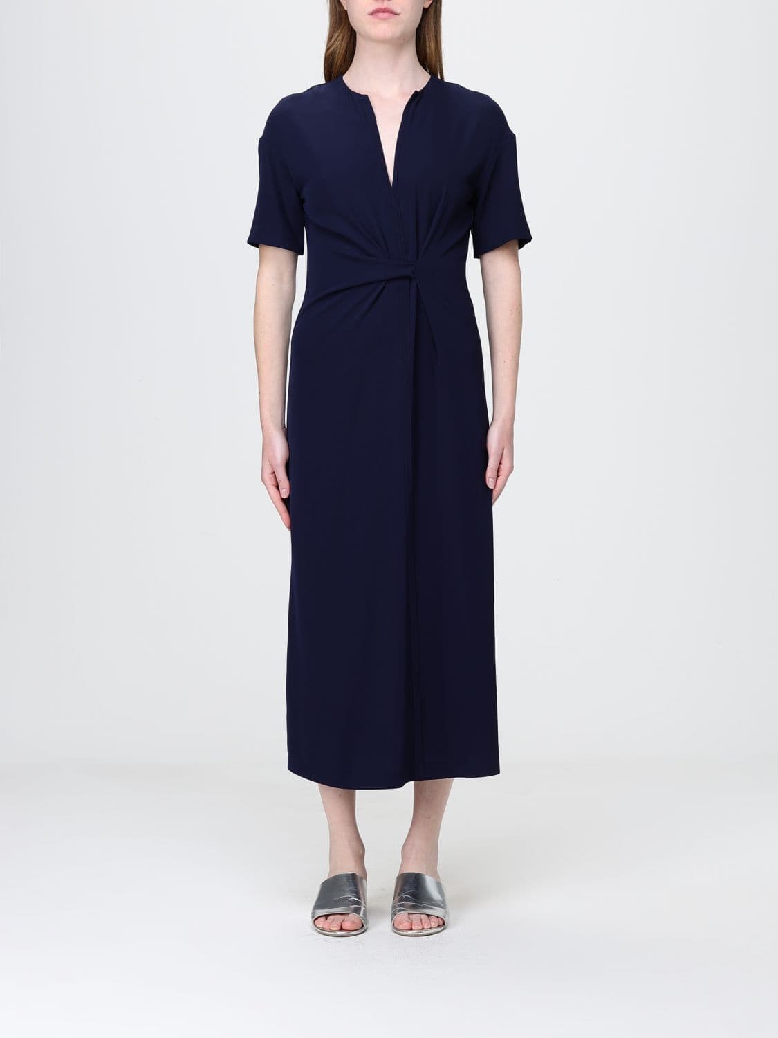 Meimeij Crepe Midi Dress