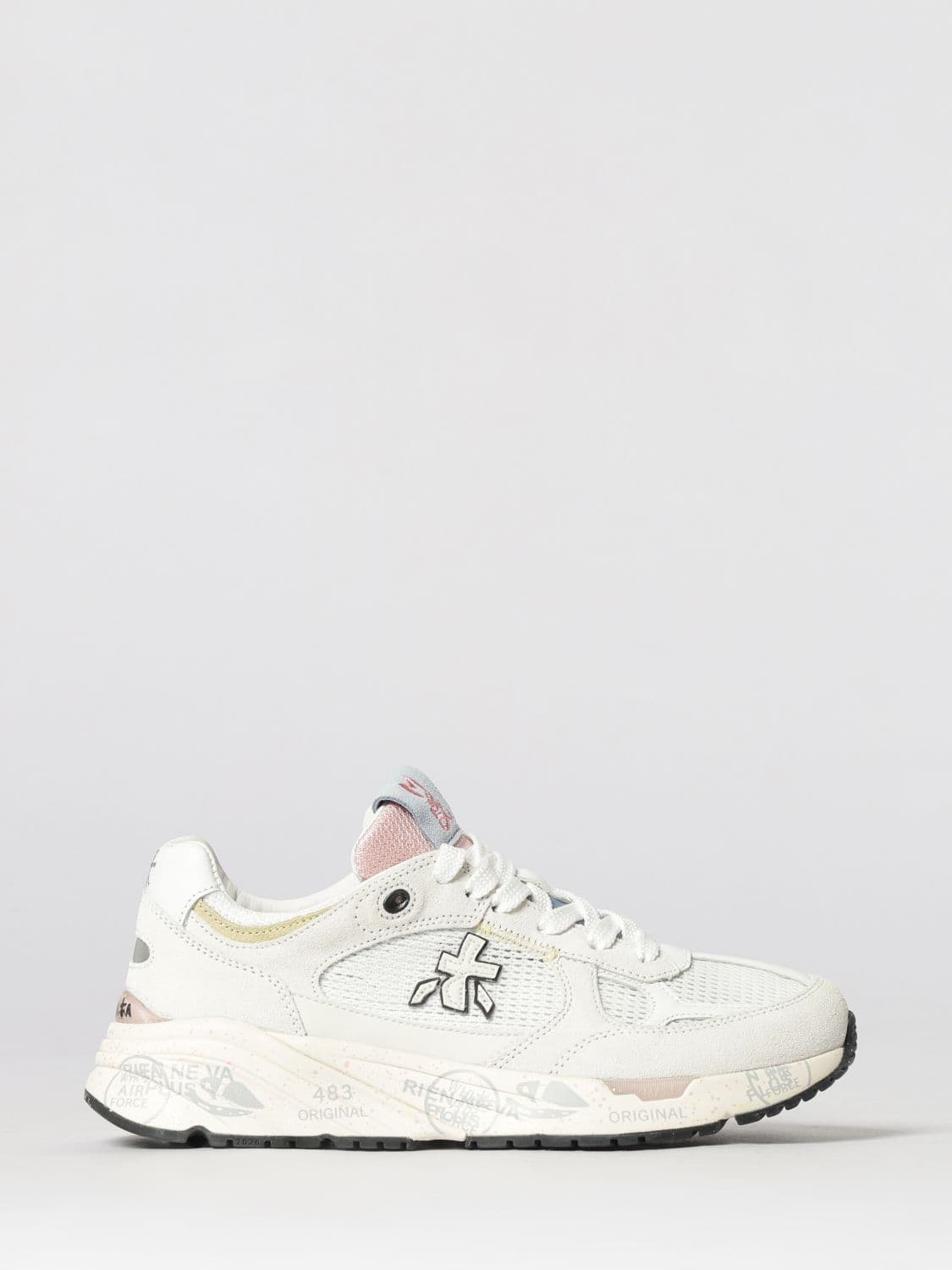 Premiata Mased Suede and Nylon Sneakers