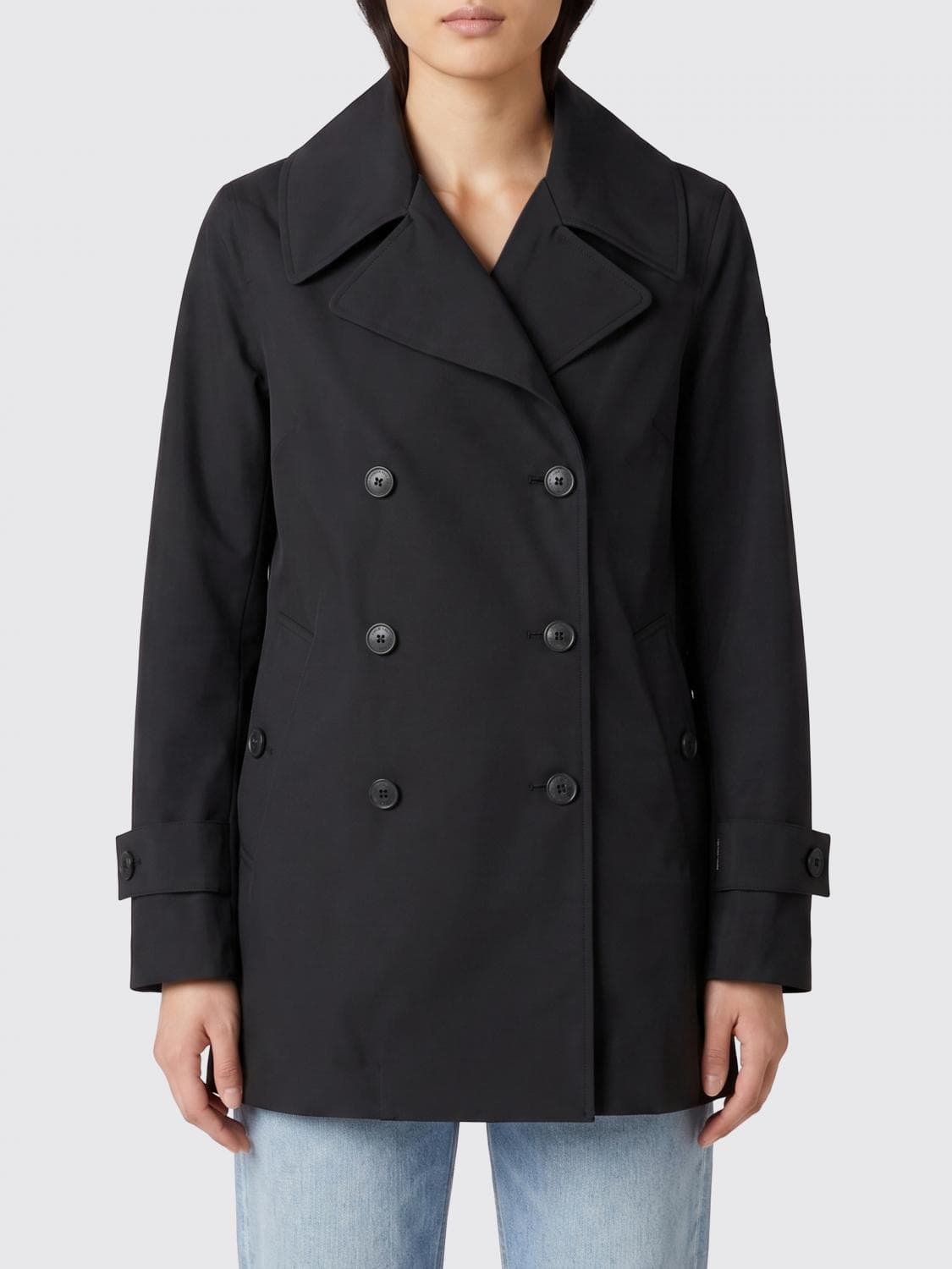 Save The Duck Double-Breasted Trench Coat