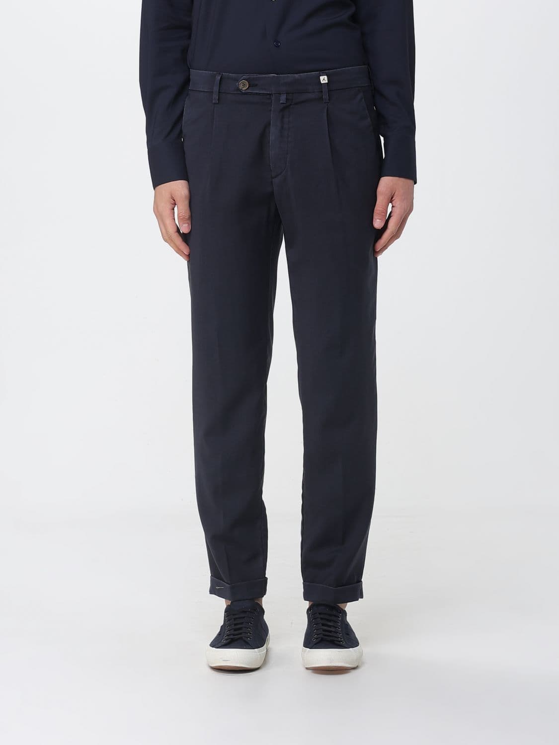 Myths Slim Fit Wool Fresco Trousers