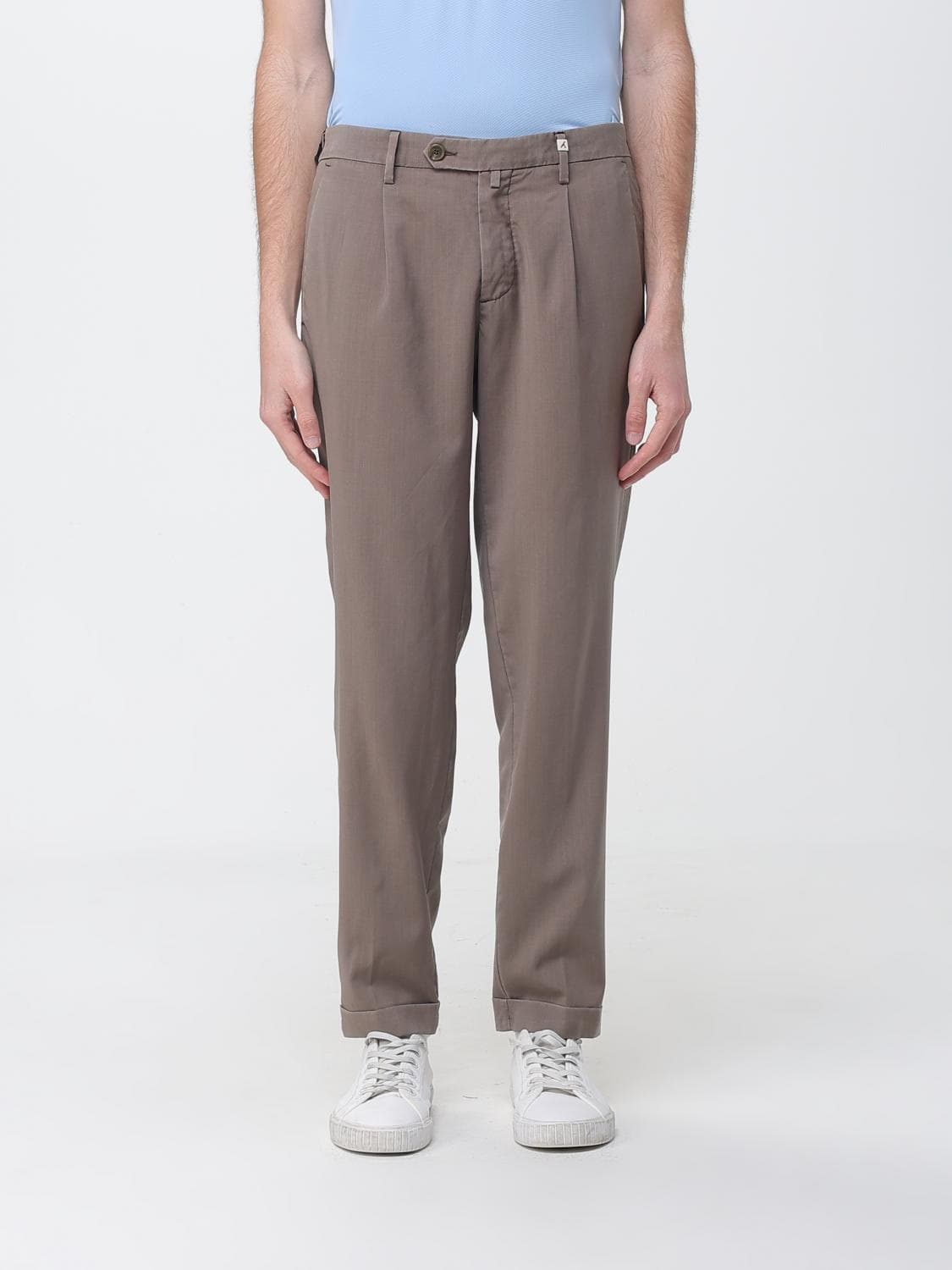 Myths Slim Fit Wool Fresco Trousers