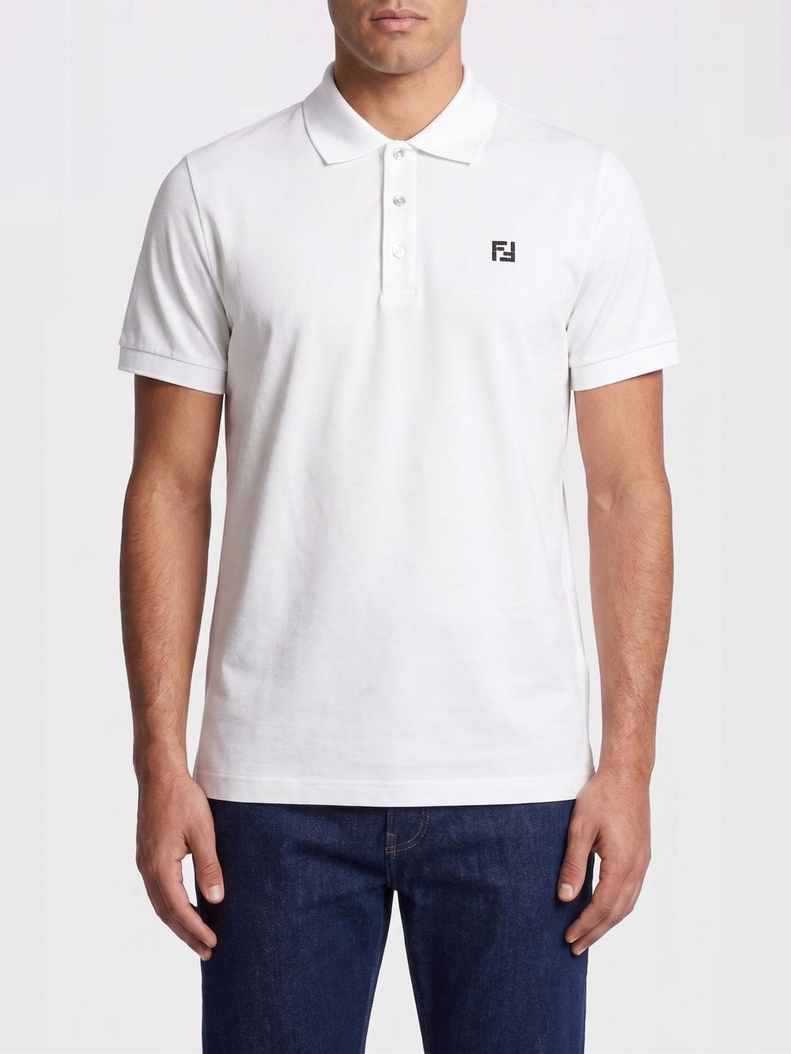 Fendi Classic Cotton Polo Shirt