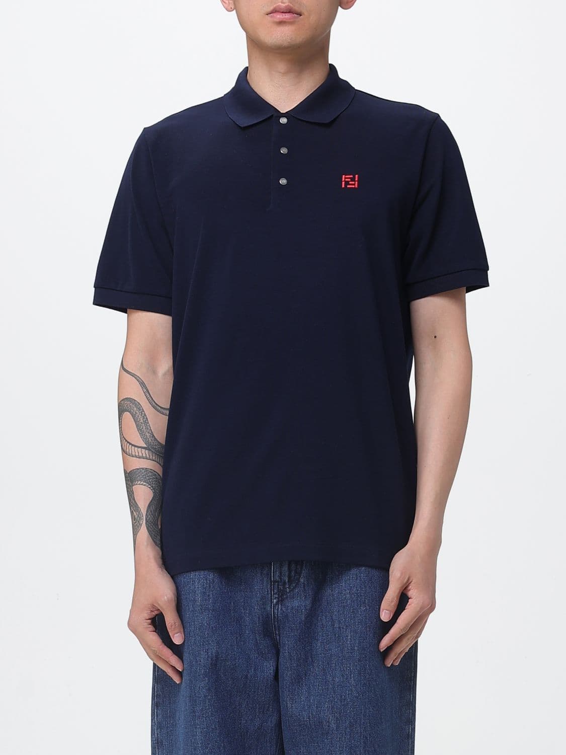 Fendi Classic Cotton Polo Shirt