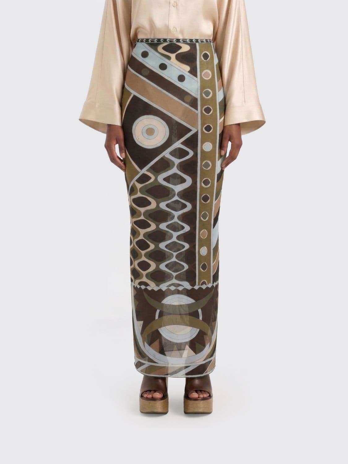 Pucci Printed Pencil Skirt · 42