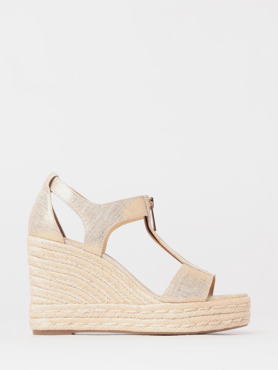 Michael Kors Berkley Espadrilles in Laminated Linen