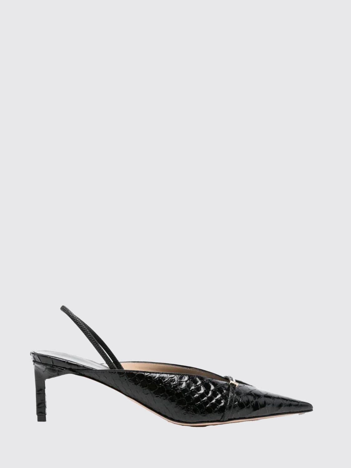 Tom Ford Crocodile Print Leather Slingback Pumps