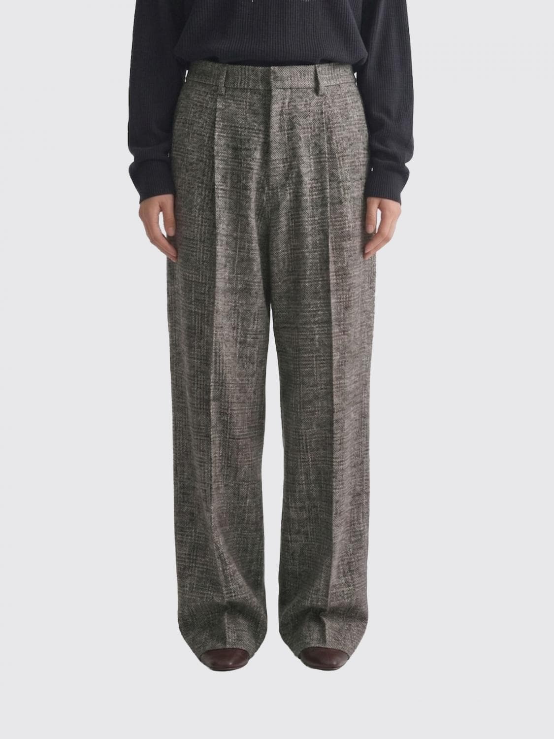 Phoebe Philo Silk and Linen Tailored Trousers