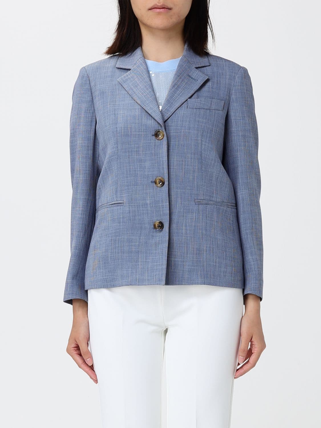Liu Jo Single-Breasted Viscose Blend Blazer