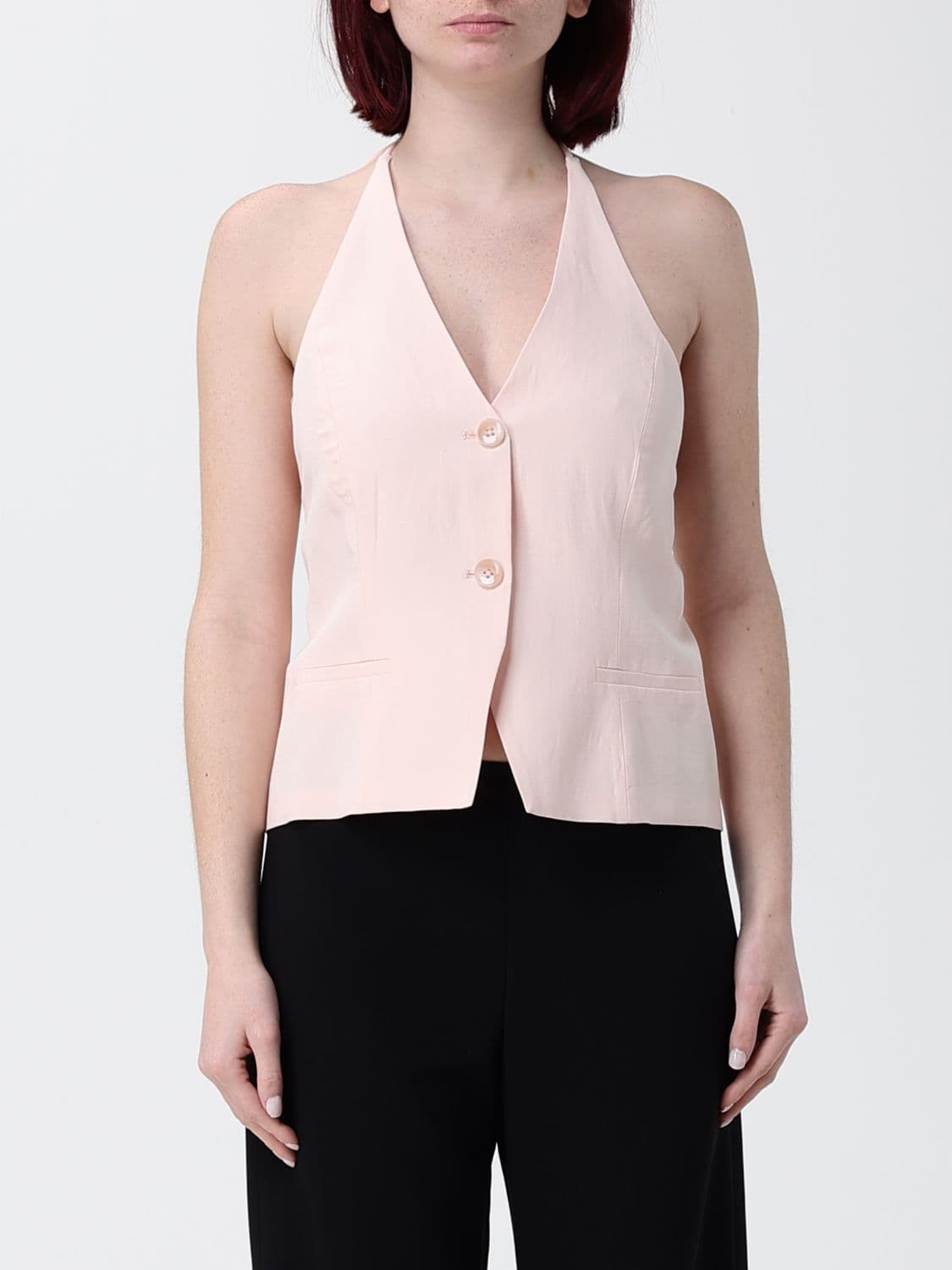 Twinset Linen Blend Vest