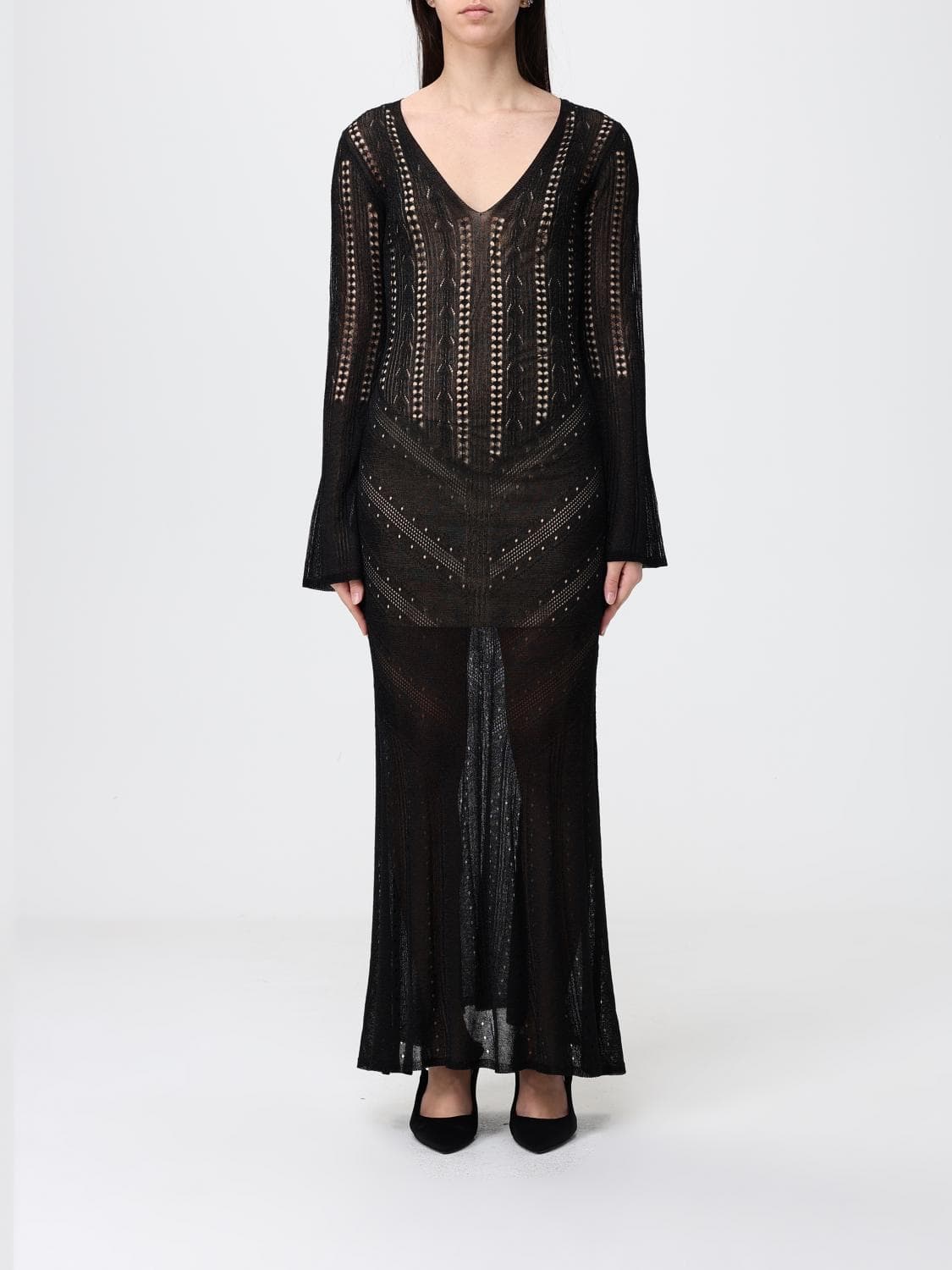 Twinset Crochet Long Dress · L