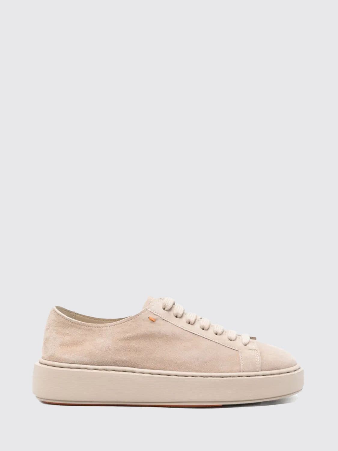 Santoni Suede Platform Sneakers