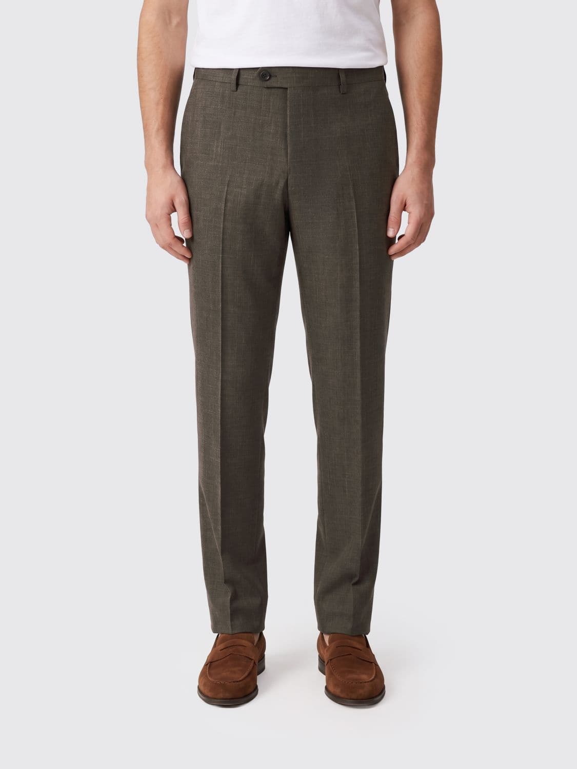 Hugo Tailored Trousers in Wool and Silk