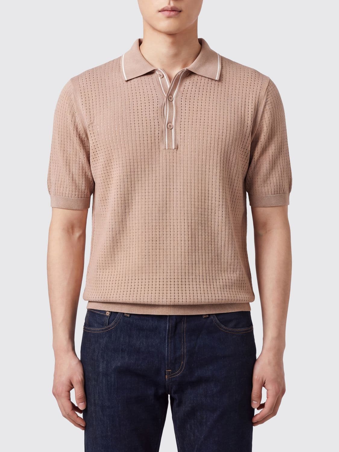 Tagliatore Polo Shirt Men color Brown · 54