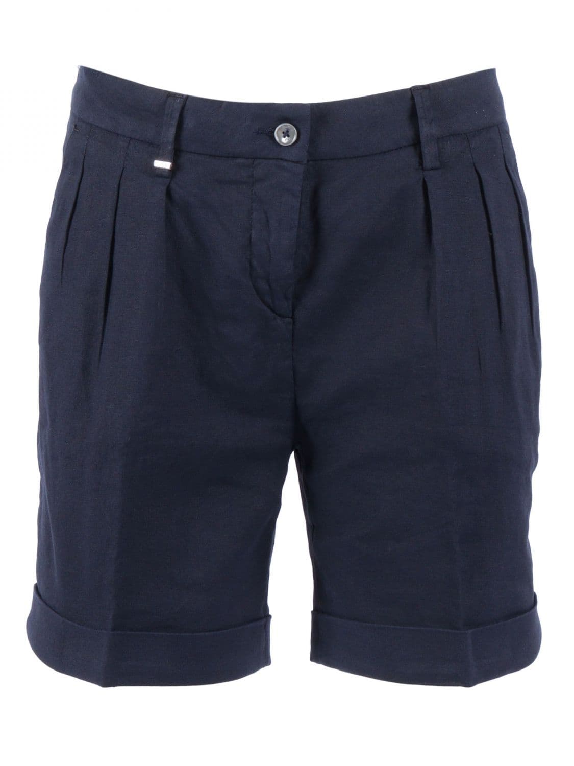 Fay Stretch Linen and Cotton Shorts