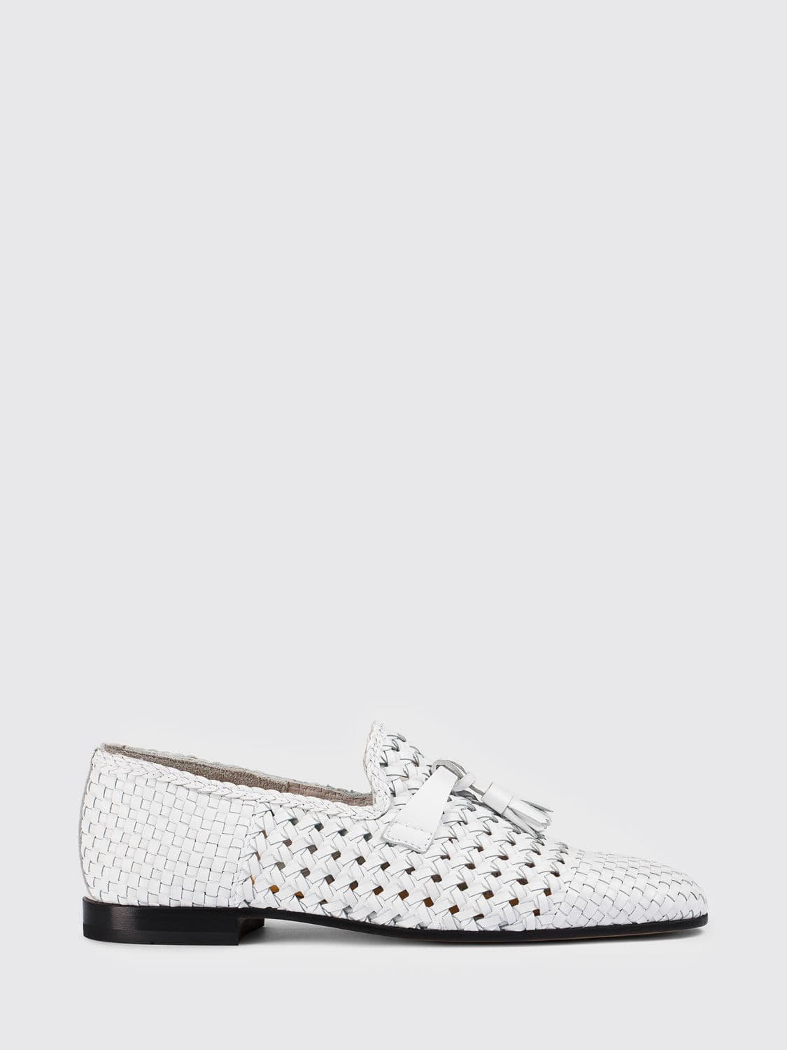 Doucal's Woven Leather Loafers