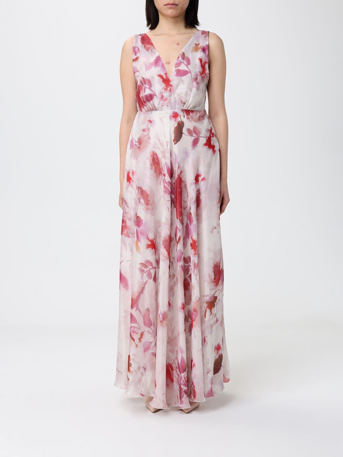 Hanita Long Floral Dress · S