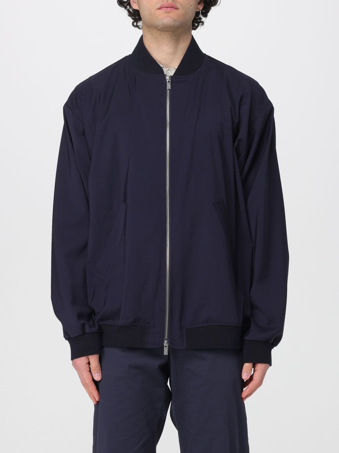 Barena Relaxed Virgin Wool Bomber Jacket