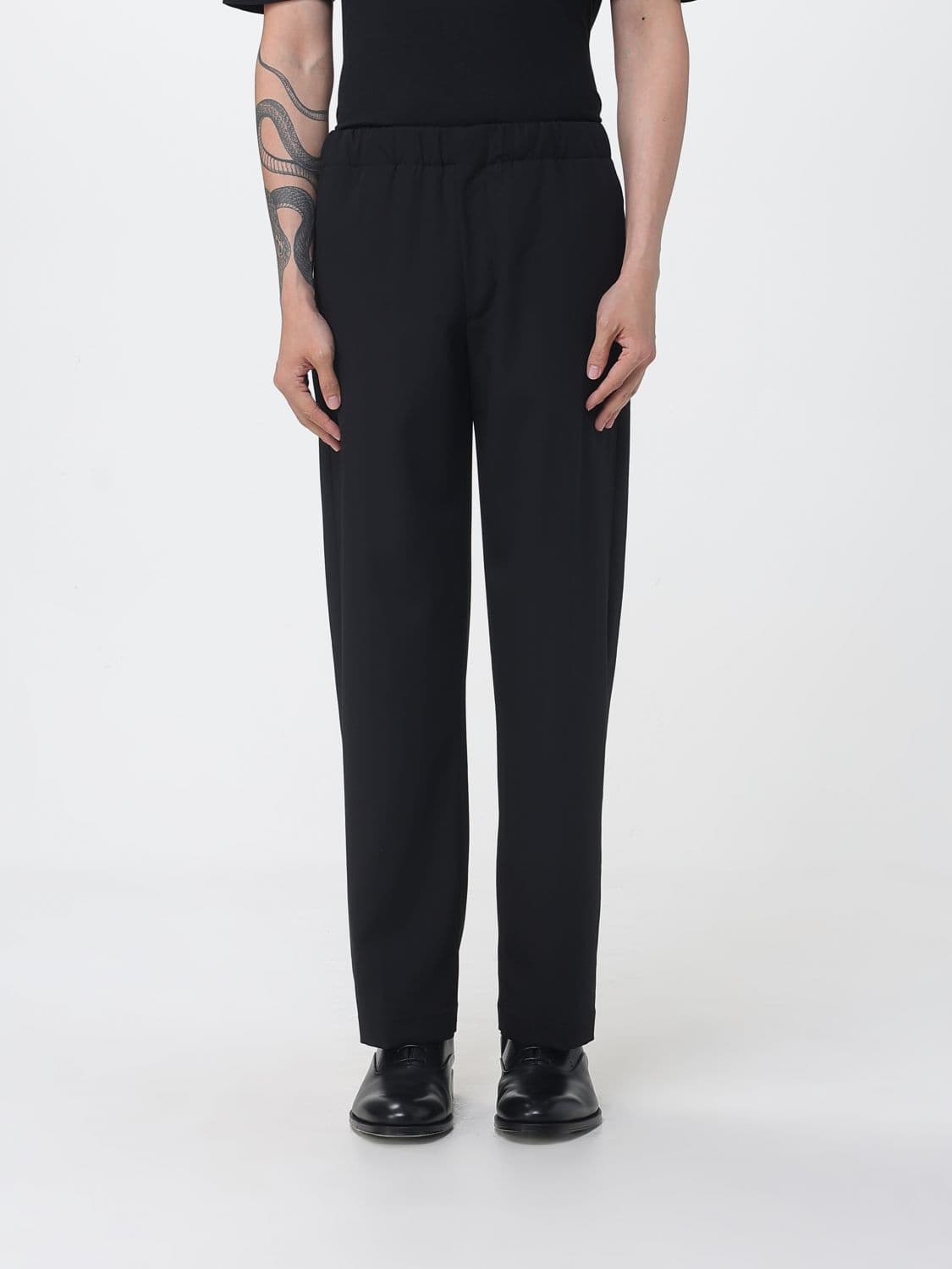 Lardini Slim Fit Wool Trousers