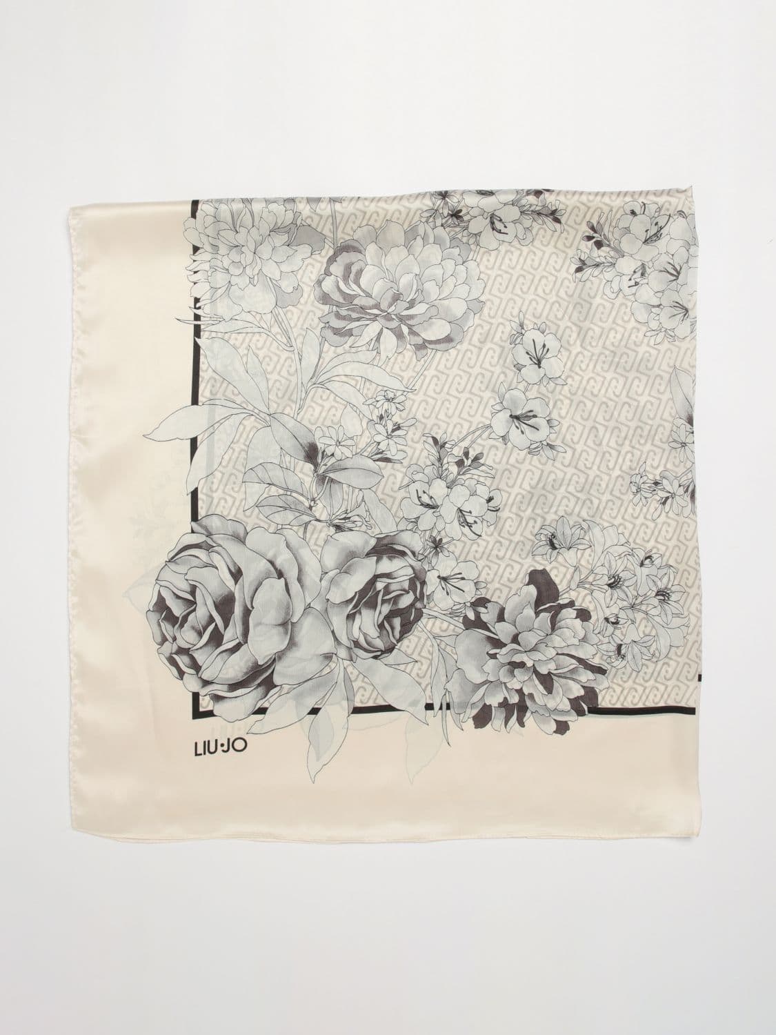 Liu Jo Peony Printed Polyester Foulard · OS