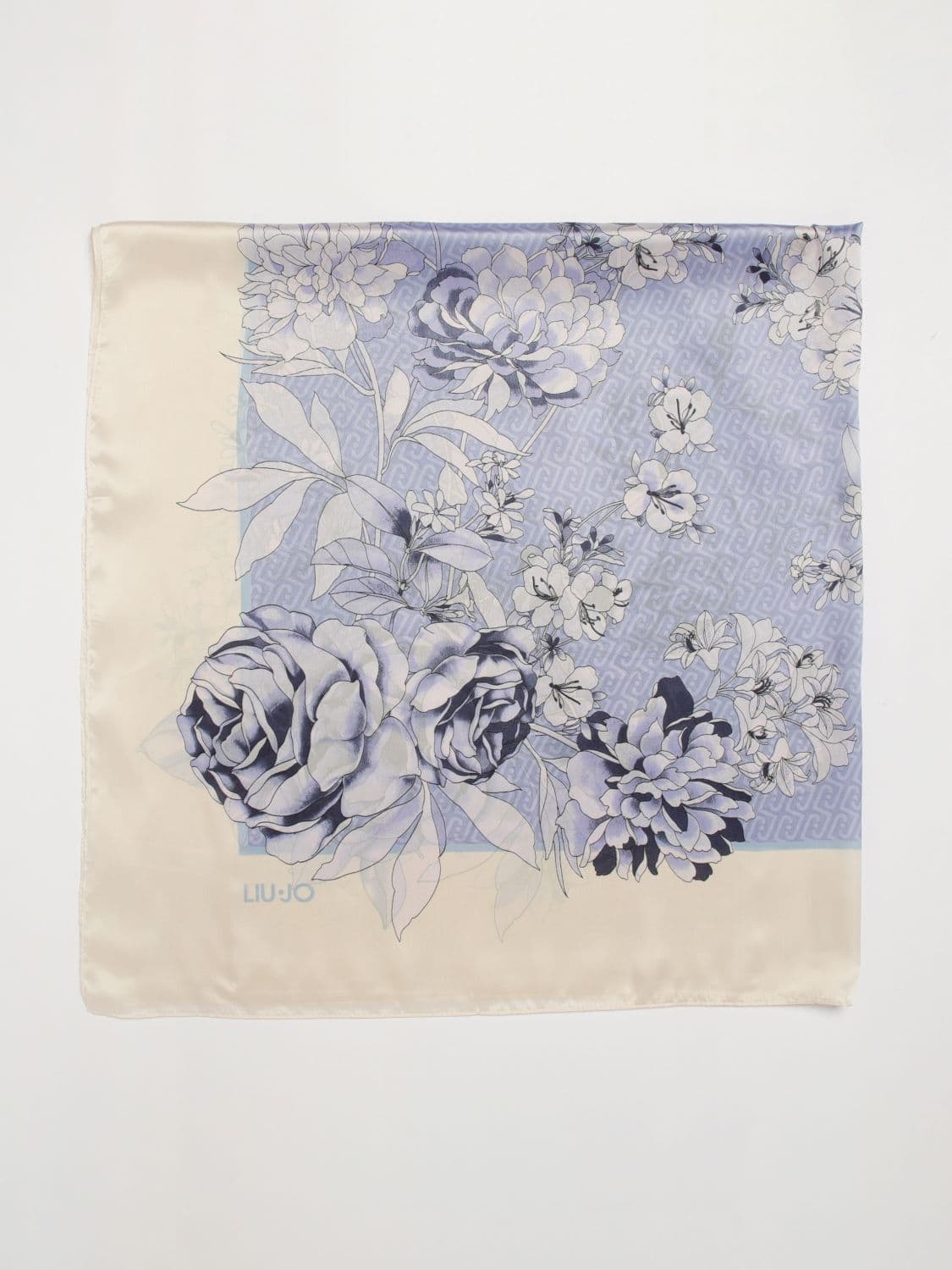 Liu Jo Peony Printed Polyester Foulard