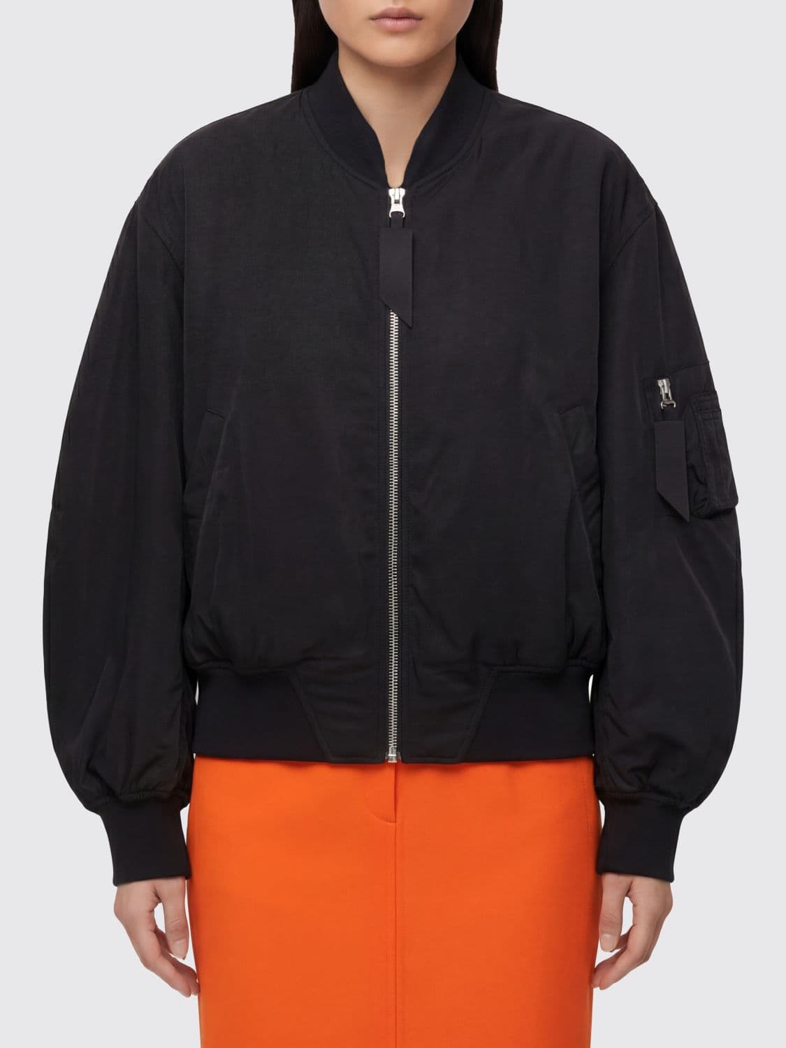 The Attico Technical Fabric Bomber Jacket