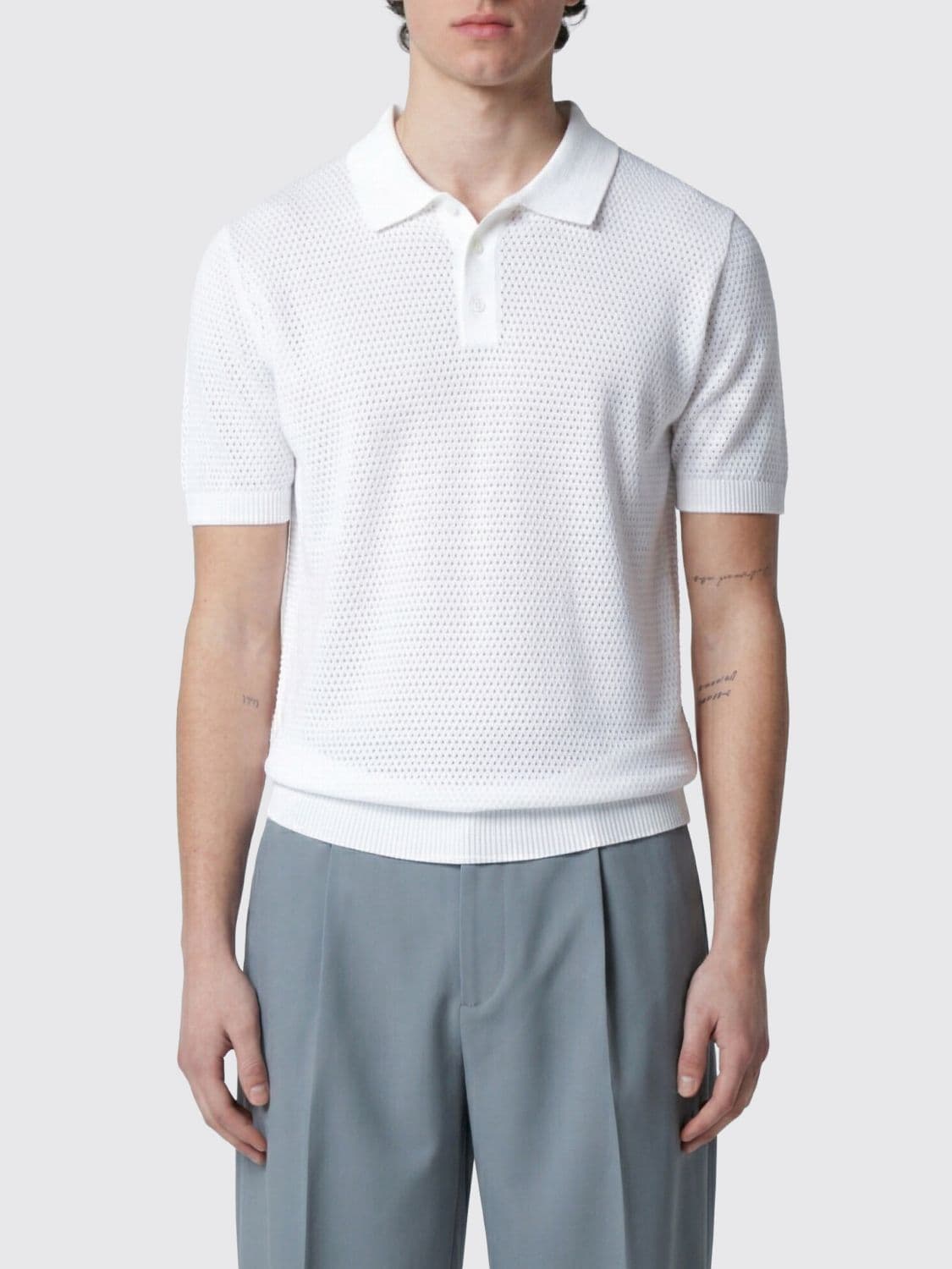 Roberto Collina Knitted Cotton Polo Shirt · 50