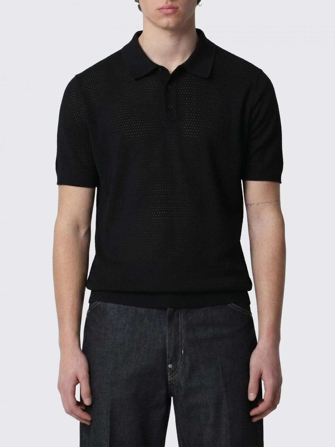 Roberto Collina Knitted Cotton Polo Shirt · 48