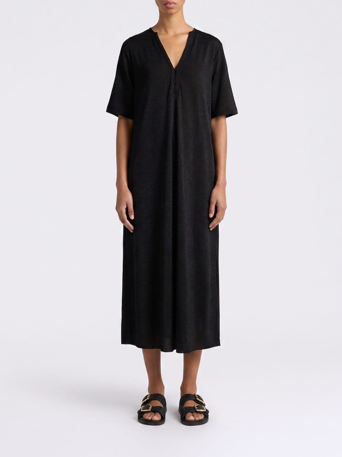 Momonì Lurex Jersey Midi Dress · 38