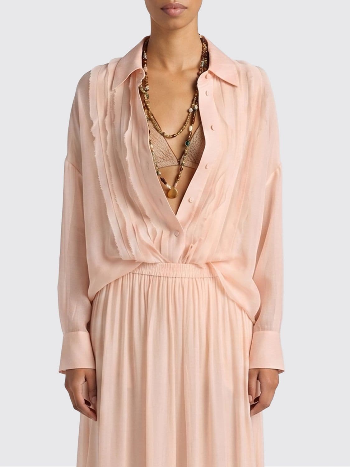 Momonì Shirt Woman color Pink · 48