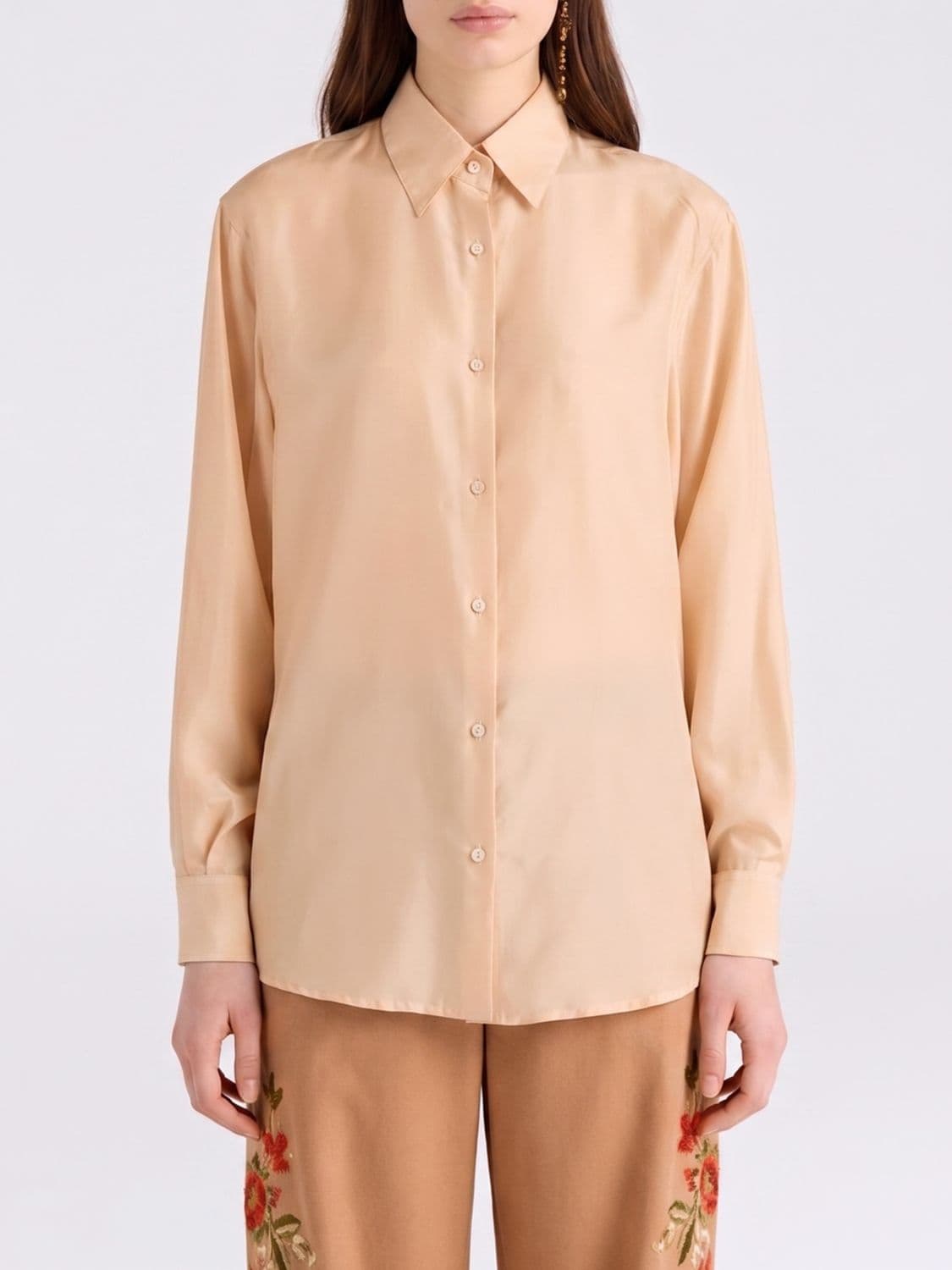 Momonì Classic Silk Shirt