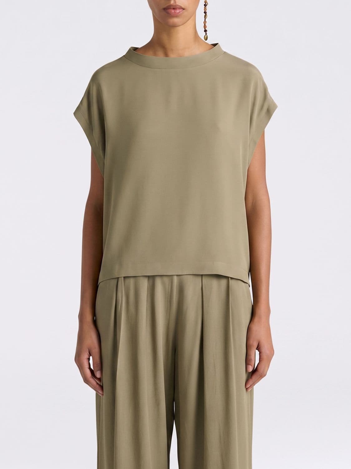 Momonì Silk Blend Blouse